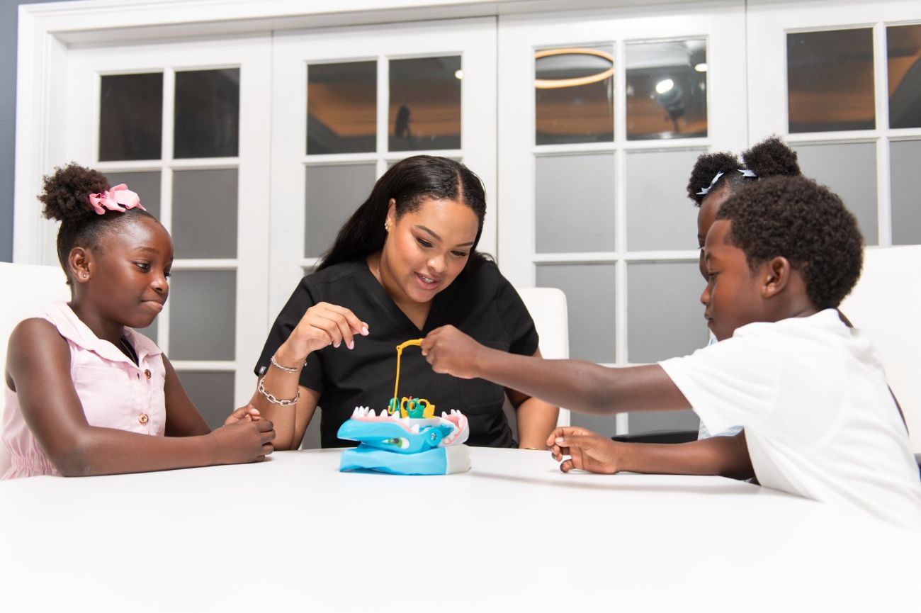 A speech therapy session in progress at Bahamas Speech and Language Centre
